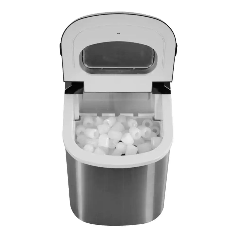 Magic Chef 27 lbs. Portable Countertop Ice Maker in Stainless Steel